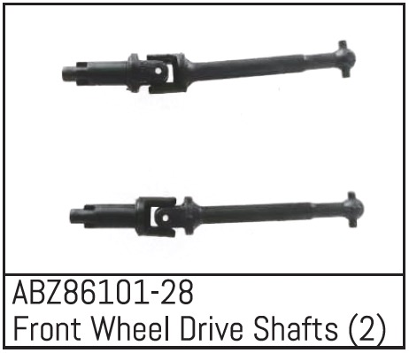 Absima Front Wheel Drive Shafts - Mini AMT (2) Z86101-28