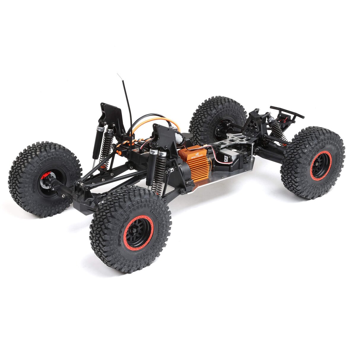 Losi Hammer Rey 1/10 4WD Rock Racer RTR Rot/Schwarz LOS03030T1