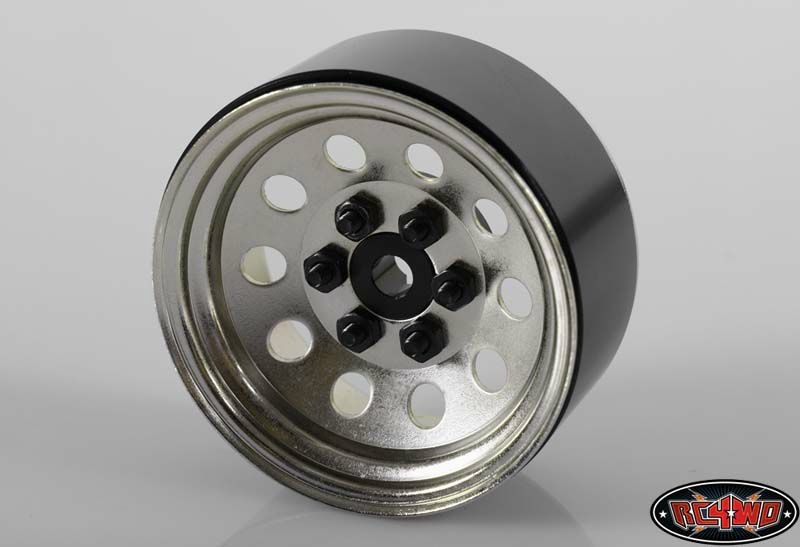 RC4WD Pro10 1.9 Steel Stamped Beadlock Wheel (Silver) Z-W0073