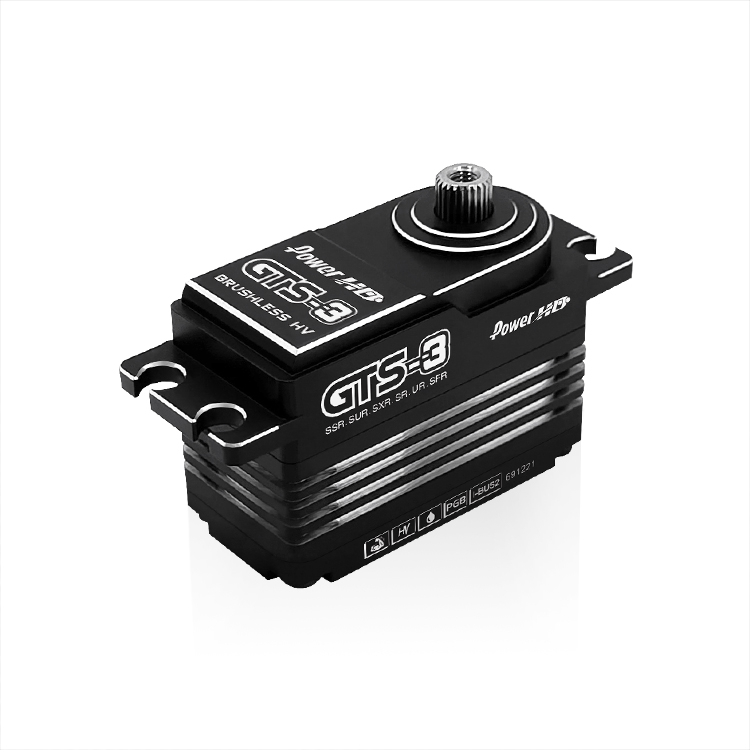 Power HD Servo GTS 3 Low Profile HV,MG, Brushless, alu case, (30kg/0.055s) HD-GTS-3