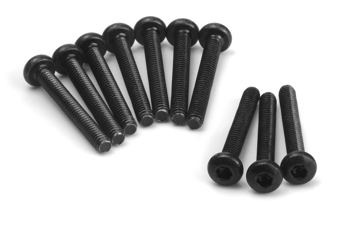 HPI Rundkopfschraube M2x16mm (Innensechskant/10St.) 161184