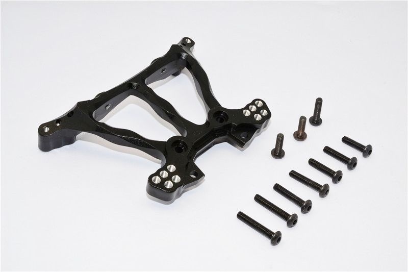 GPM Alu Dämpfersteher hinten eloxiert schwarz Traxxas Slash/Rally/Stampede 4x4