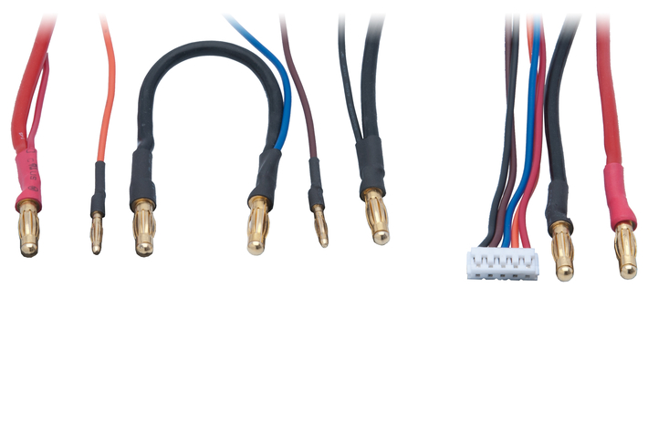 LRP Ladekabel - 2 x 2S LiPo Hardcase inkl. Balancing Adapter 65822