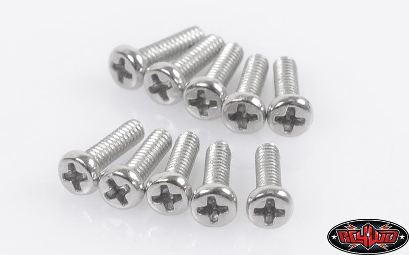 RC4WD Phillips Head Machine Screws M1.6 X 6mm (10) Z-S1387