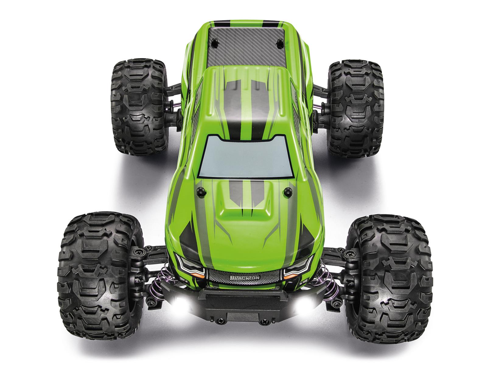 BLACKZON Slyder MT Turbo Grün 1/16 4WD Brushless Monster Truck 540200 - Abbildung 3