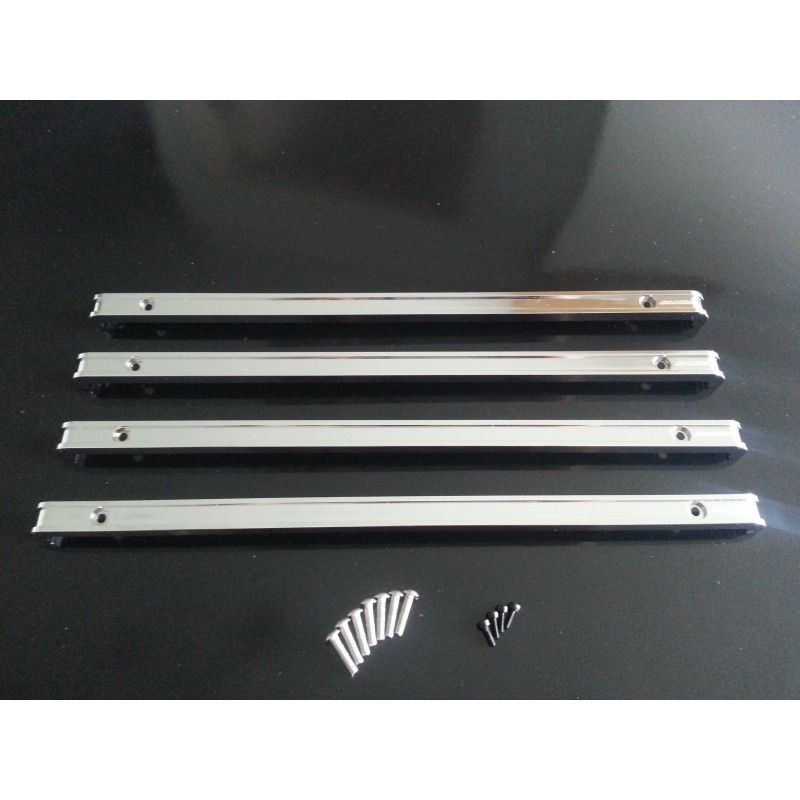 SAMIX Aluminium Bumper Set seitlich 4Stk. für Tamiya 1850L TRA-6055SC