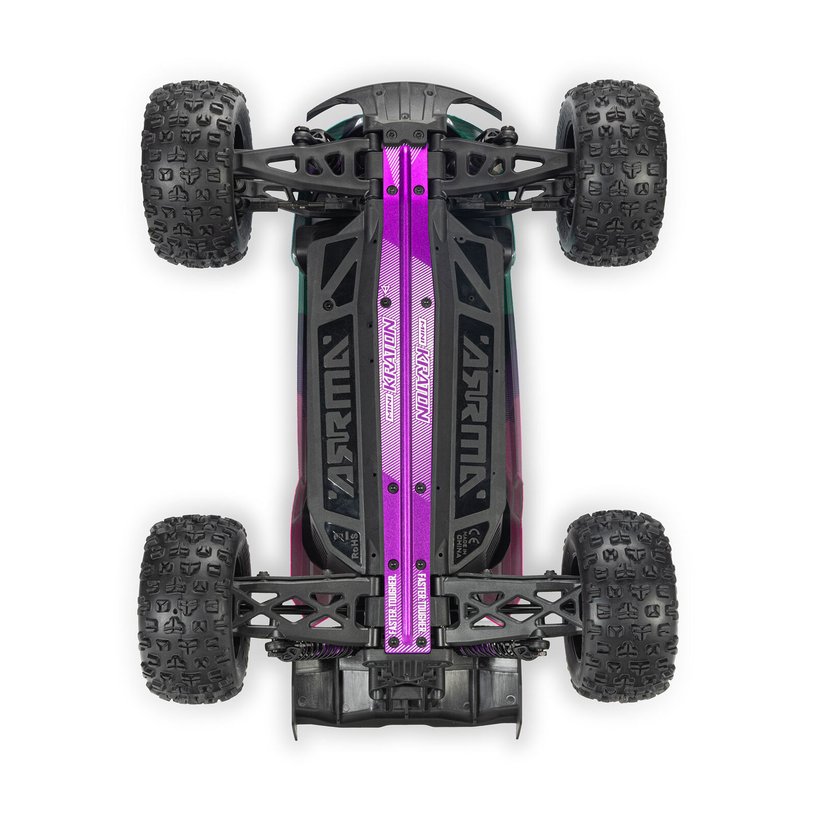 ARRMA 1/16 MINI KRATON 3S DSC 4X4 RTR Brushless Speed Truck Türkis/Rosa incl Akku & Lader - Abbildung 8