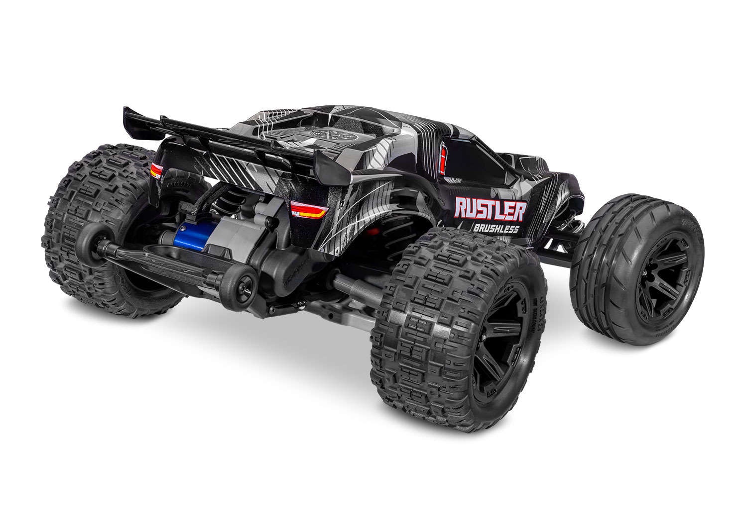 Traxxas Rustler 2WD VX3 Brushless Stadium Truck 1/10 Schwarz 37454-4 - Abbildung 3