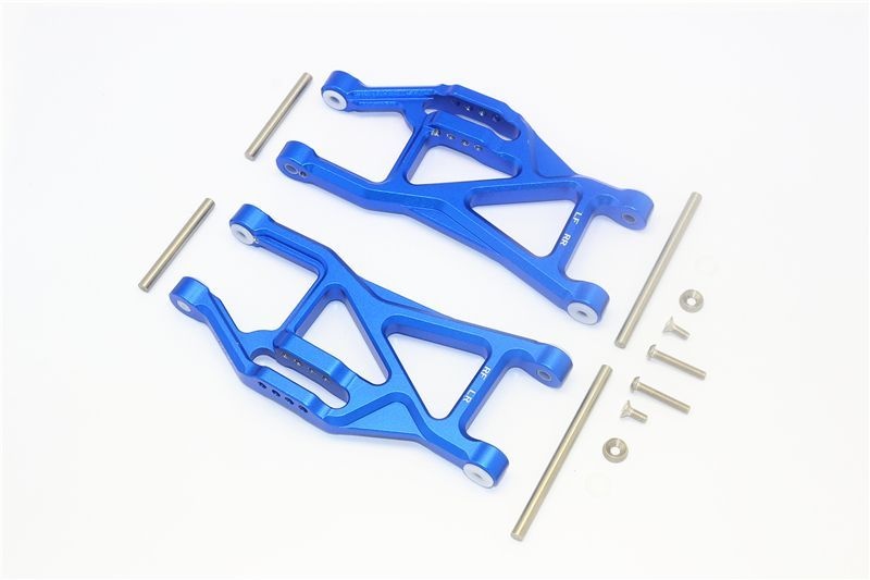 GPM Alu Querlenker unten v/h blau Traxxas MAXX