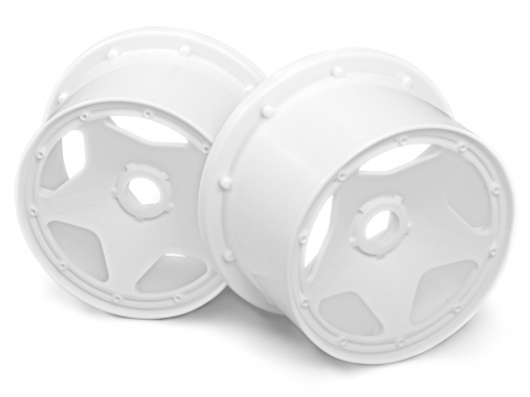 HPI Super Star Felge Weiss (120X75mm/2St/Baja 5B) 3225