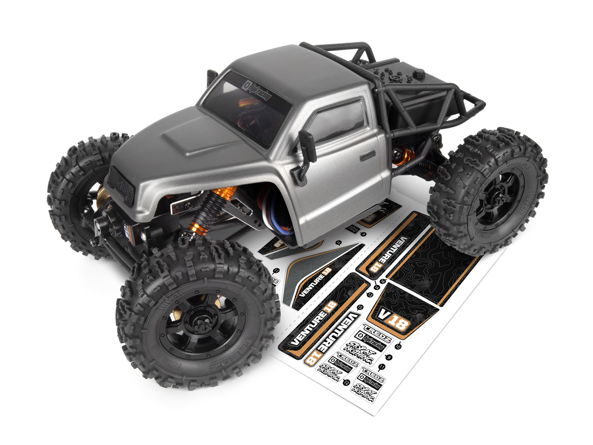 HPI Racing Venture18 CC Flux Competition Crawler Gunmetal 160808 - Abbildung 2