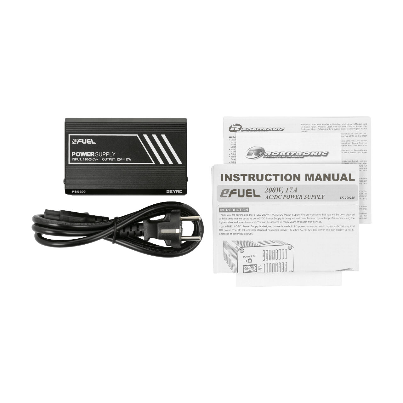 SkyRC Netzteil 200W PSU 12 Volt 17 Ampere SK-200025