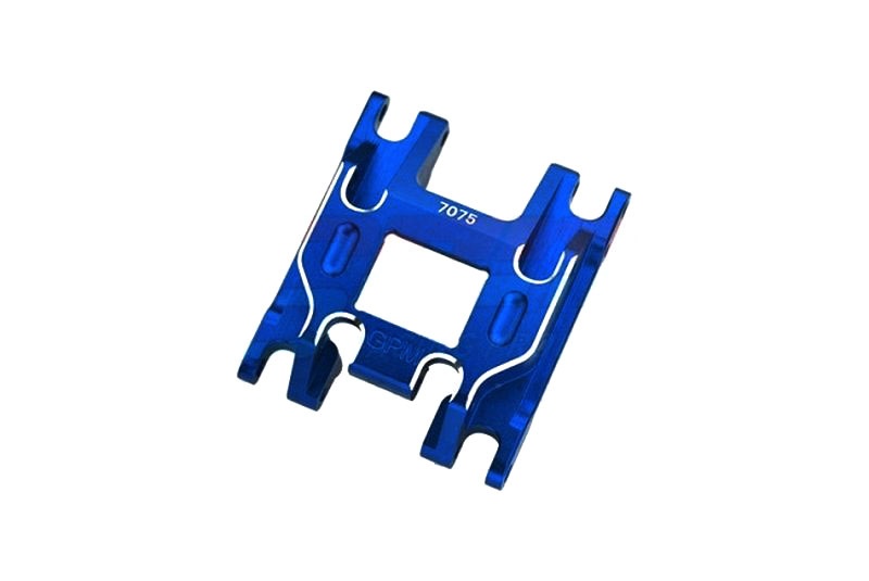 GPM Bodenplatte Chassis 7075-T6 Aluminium blau TRX-4M TRX4M038BB