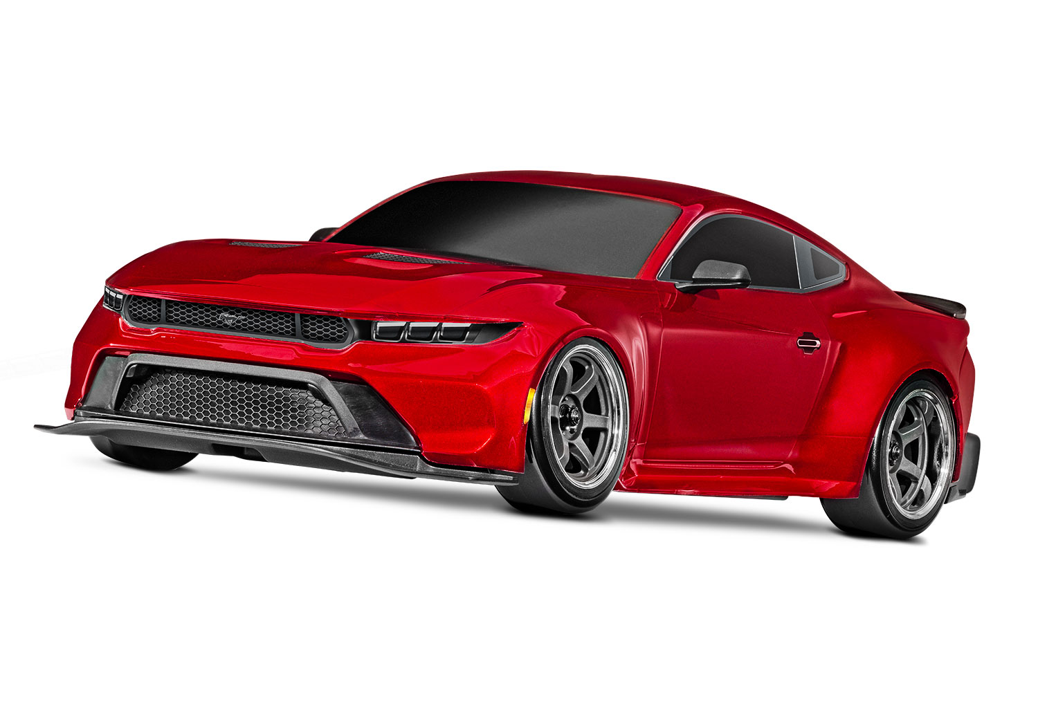 Traxxas 4-TEC Ford Mustang rot 1/10 Drift RTR Brushed ohne Akku und Ladegerät 105237-4-RED - Abbildung 1