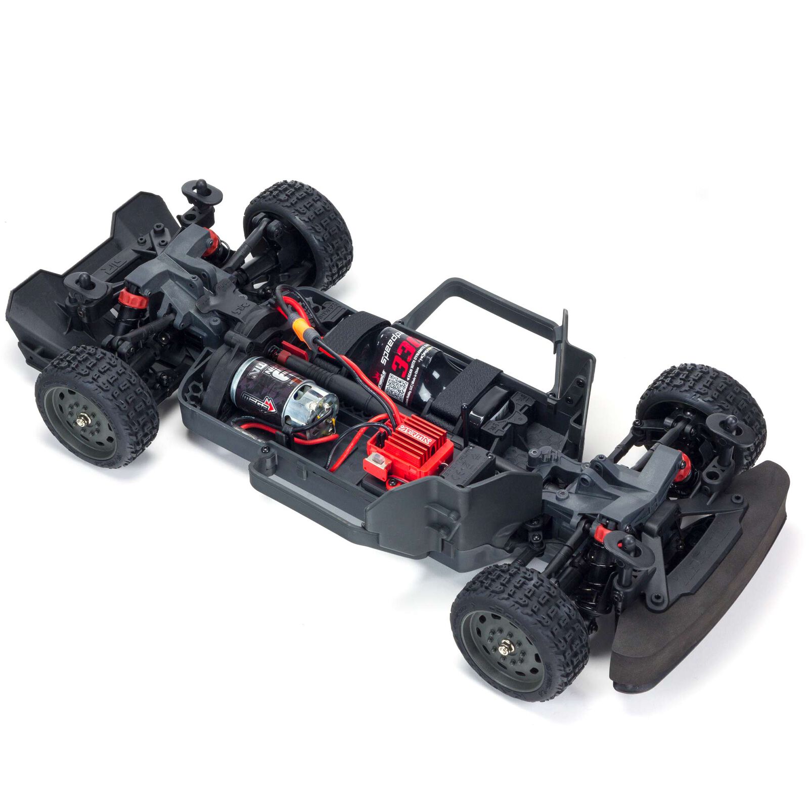ARRMA 1/8 INFRACTION 4WD MEGA Resto-Mod Truck RTR, Red/Blue ARA4215V3BIT1