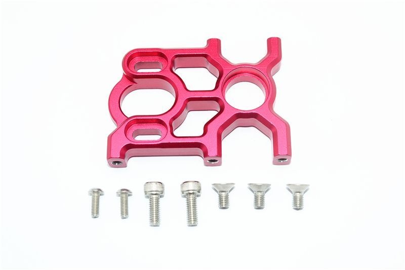 GPM Alu Mitteldiffhalter mit Motorbefestigung rot ARRMA Kraton, Talion, Typhon, Senton, Outcast 6s MAK018R