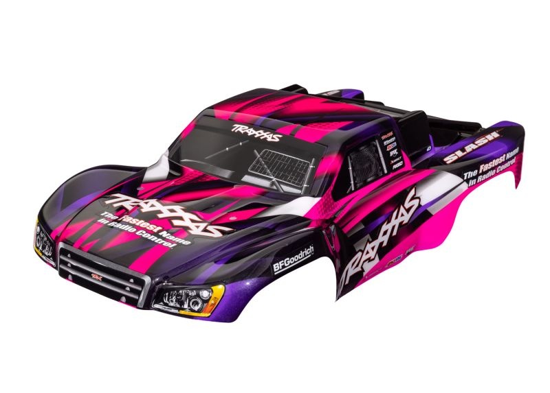 Traxxas Karo Slash (passt auch Slash VXL & Slash 4x4) pink/violett, 5851P
