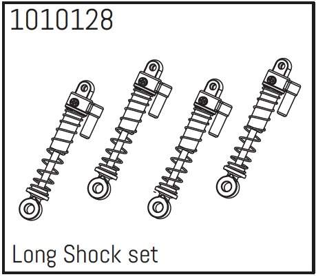 Hobby Plus Long Shock Set - PRO Crawler 1:18 (4) 240259