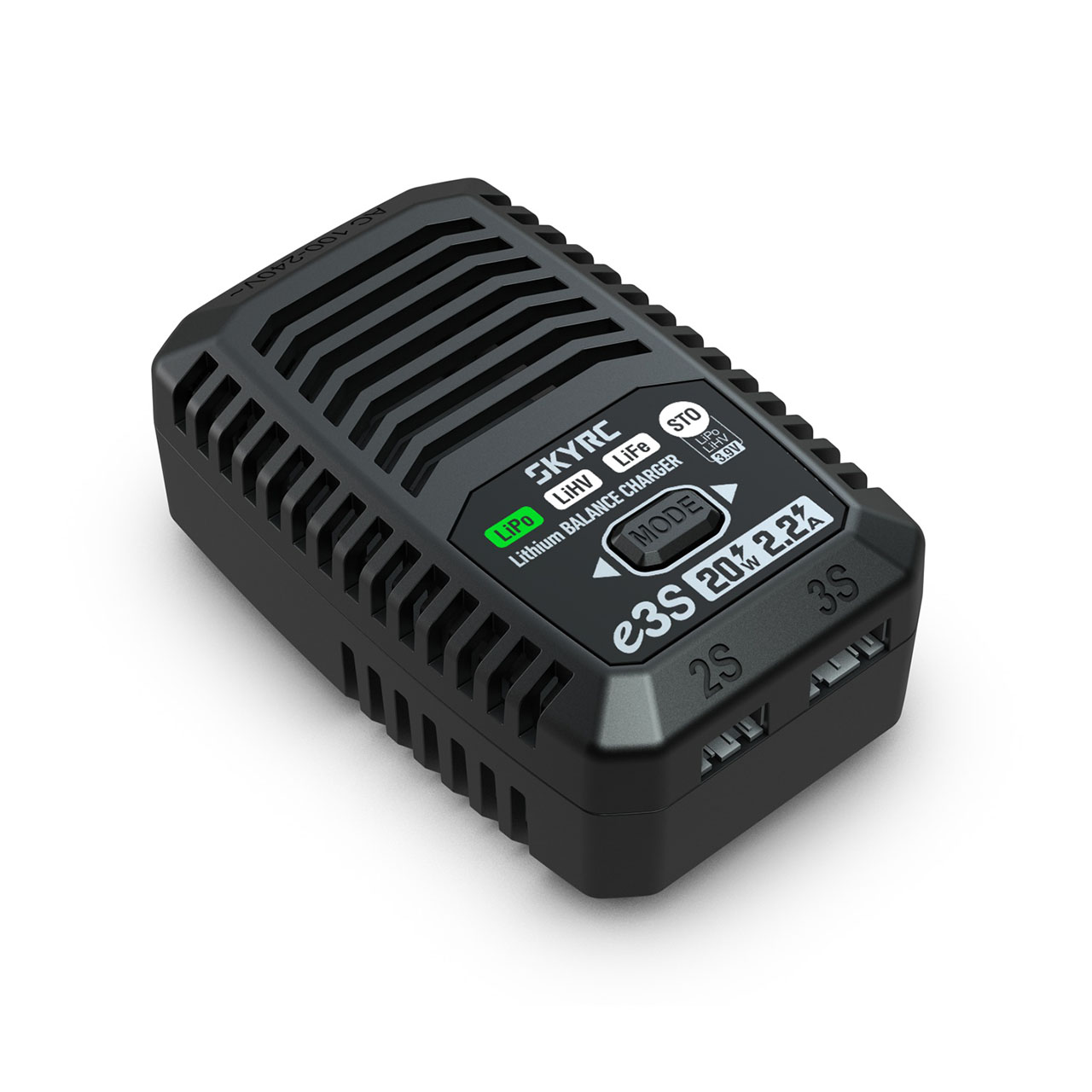 SkyRC e3s AC Ladegerät LiPo 2-3s 2,2A 20W SK-100219-01