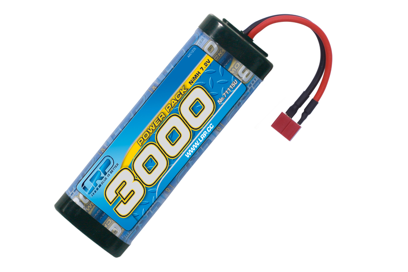 LRP Power Pack 3000 7.2V 6-Zellen US-style Stecker NiMH Stickpack
