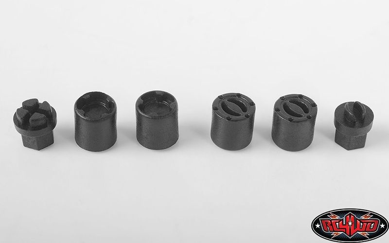 RC4WD ZS-1921 RC4WD 1/18 Scale Warn Front and Rear Hubs