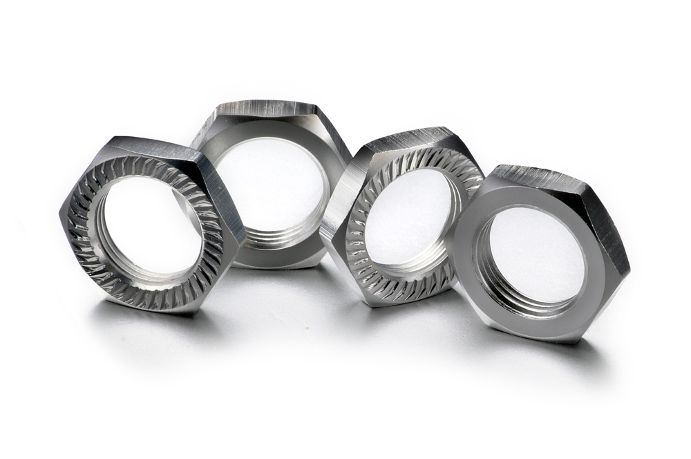 Absima Radmutter selbstsichernd 17mm silber (4 St.) 2560008 - Abbildung 1