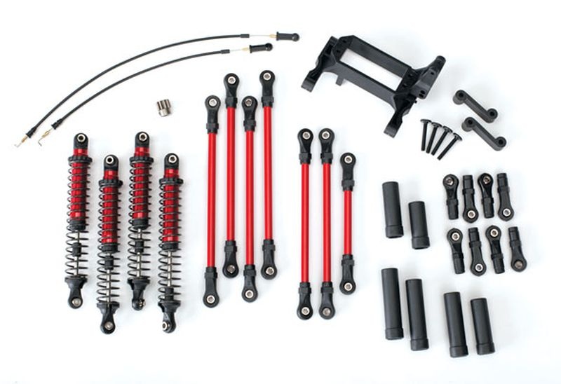 TRX-4 Long Arm Lift Kit komplett rot 8140R