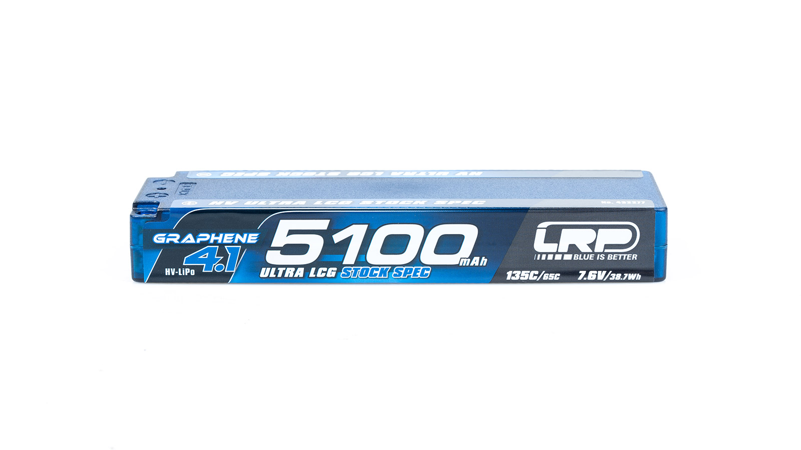 LRP HV Ultra LCG Stock Spec GRAPHENE 4.1 5100mAh Hardcase 7.6V LiPo 135C / 65C