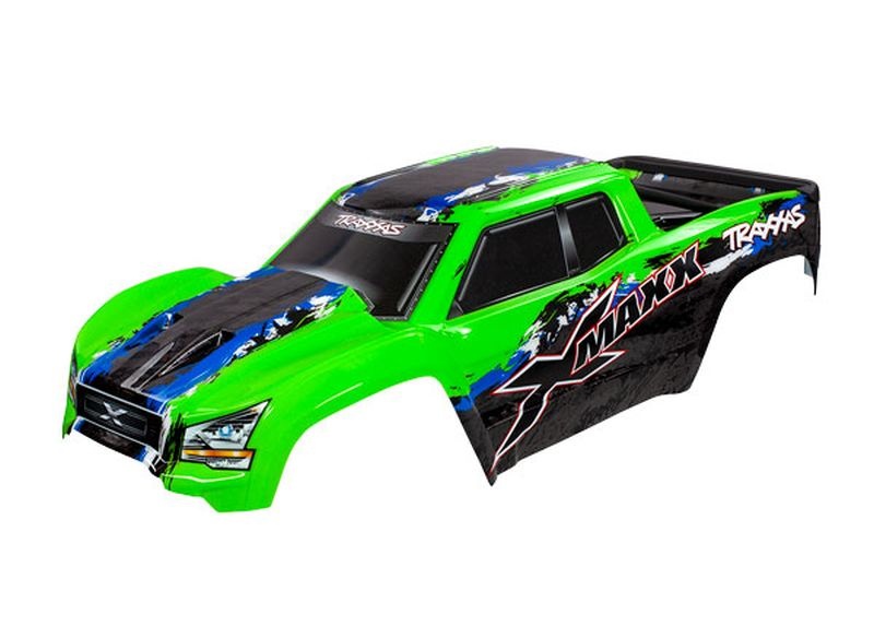 Traxxas Karosserie XMAXX grün mit Aufkleber 7811G - Abbildung 1