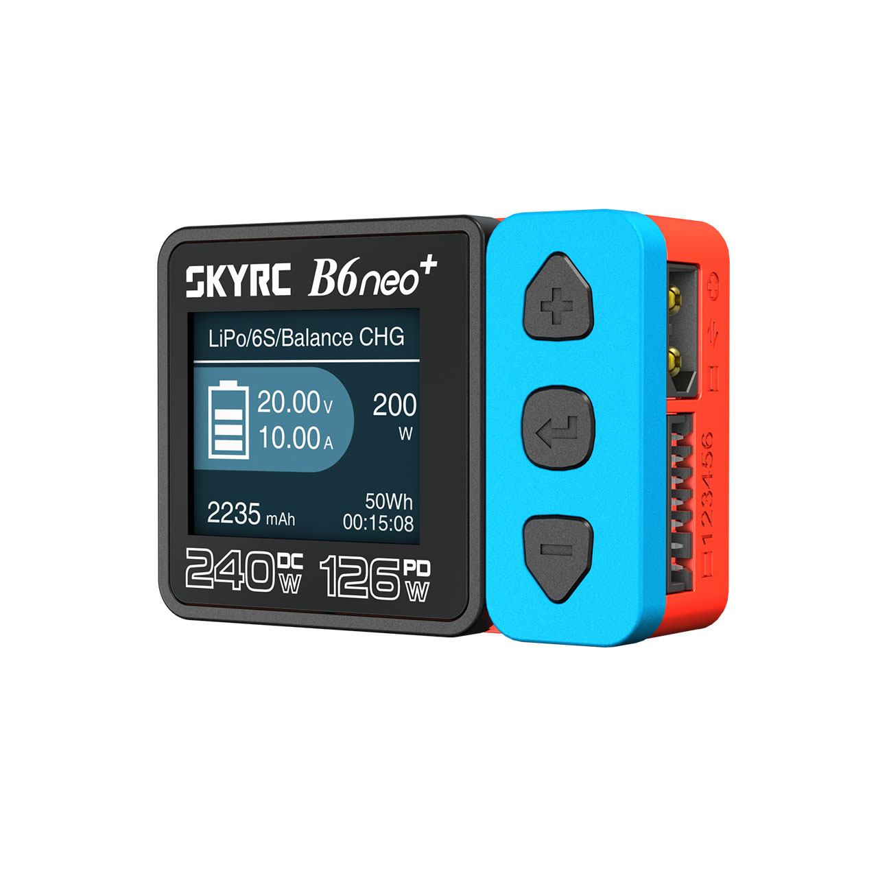SkyRC B6neo+ Ladegerät blau/rot LiPo 1-6s 10A 200W SK-100211-01