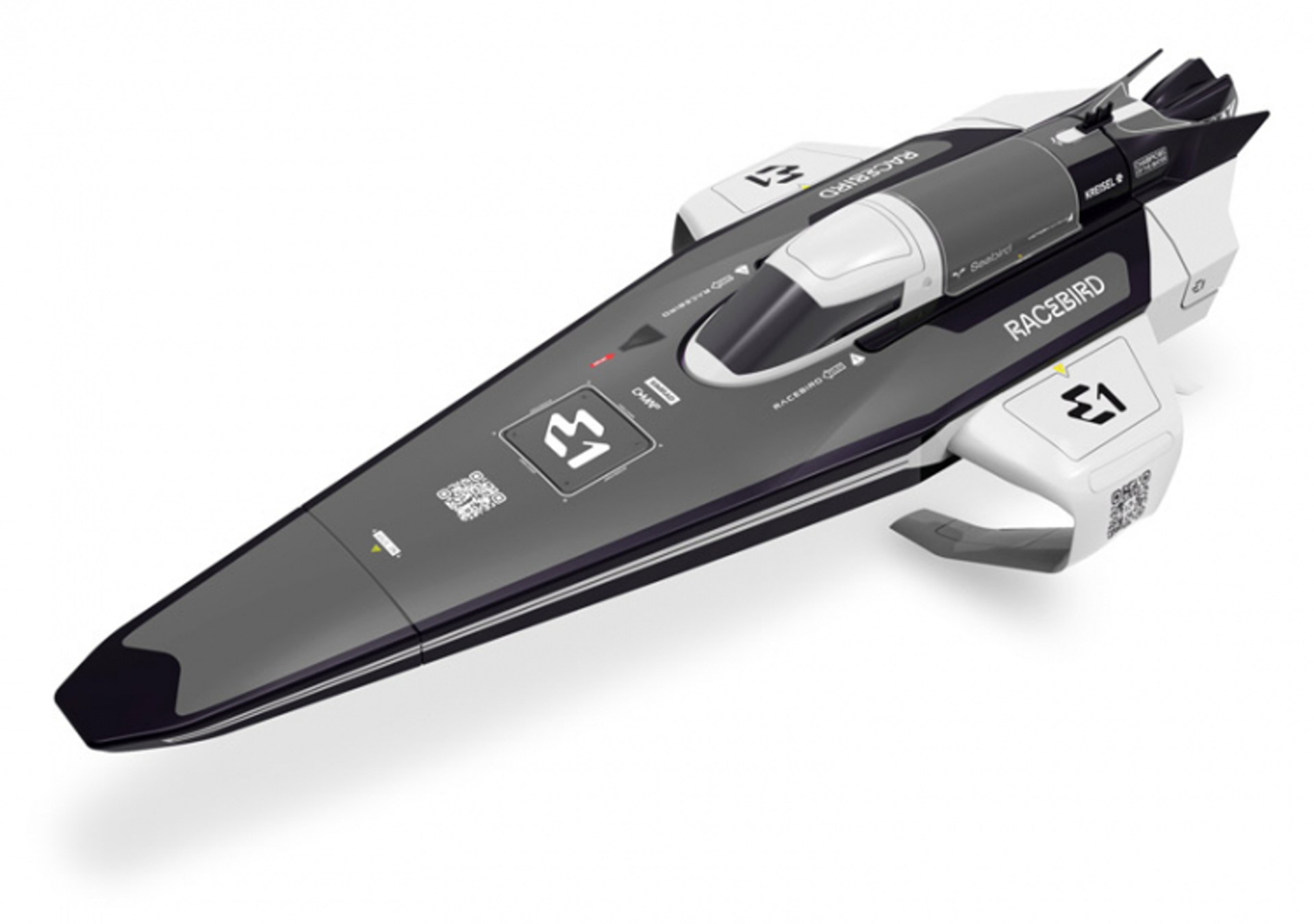 Joysway Racebird Lite E1 Hydrofoil Weiß 1/14 Rennboot RTR JW8608 - Abbildung 1