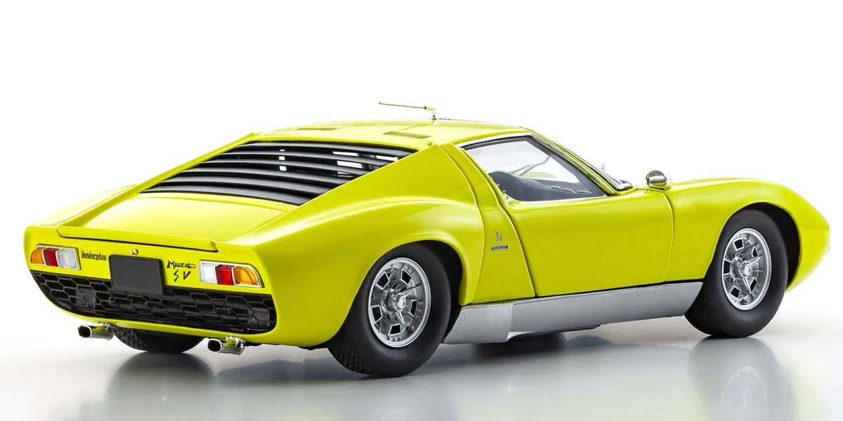 Kyosho 1:18 Lamborghini Miura SV 1970 Yellow 08317Y - Abbildung 2