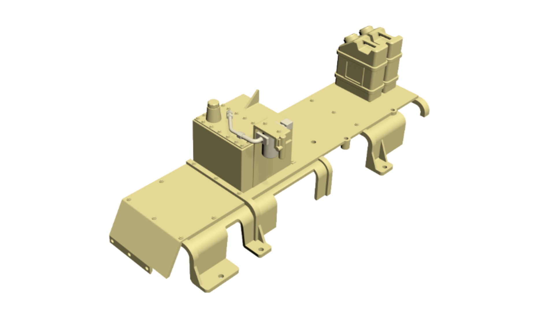 Amewi Radkasten links sand für 8x8 Truck T023