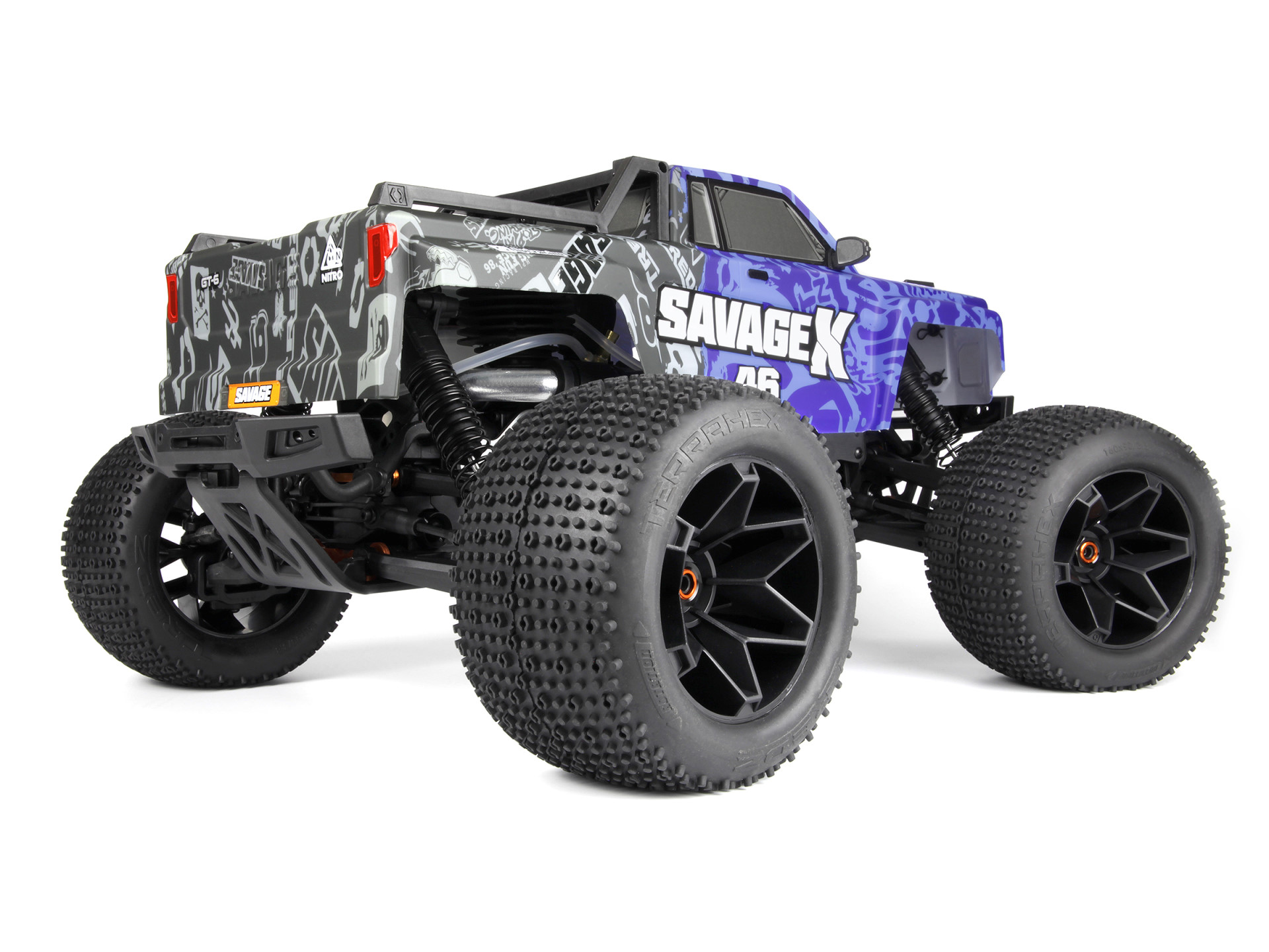 HPI Racing Savage X 4.6 GT-6 Blau Nitro Monstertruck 160585 - Abbildung 6
