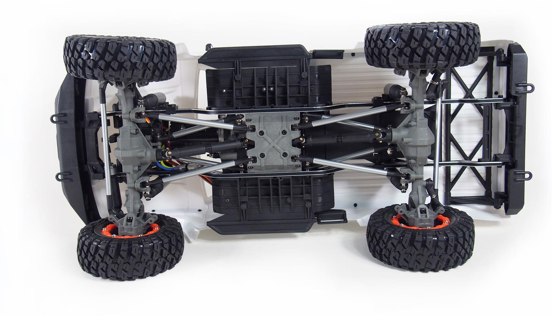 Amewi AMXRock RCX10B Scale Crawler Pick-Up 1:10, RTR weiß 22432