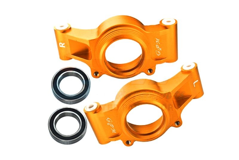 GPM Alu Radträger Set hinten oversized orange Traxxas X-MAXX