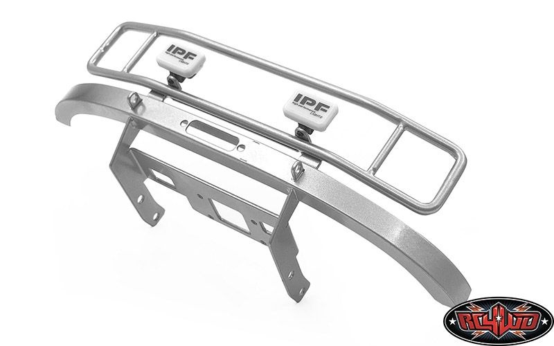 RC4WD Ranch Steel Front Winch Bumper w/ IPF Lights VVV-C0933