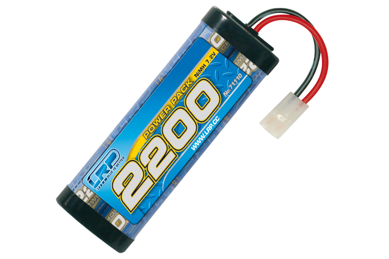LRP Power Pack 2200 7.2V 6-Zellen Tamiya / JST Stecker NiMH Stickpack