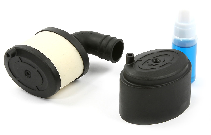 R07108 Flacher Luftfilter mit Regenschutz 1/8 inklusive Öl Set - Abbildung 1