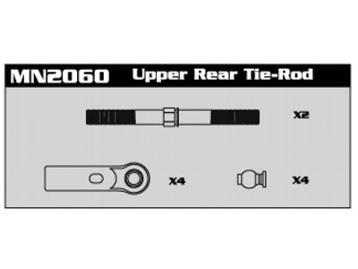 Nanda MN2060 Upper Rear Tie-Rod MN2060