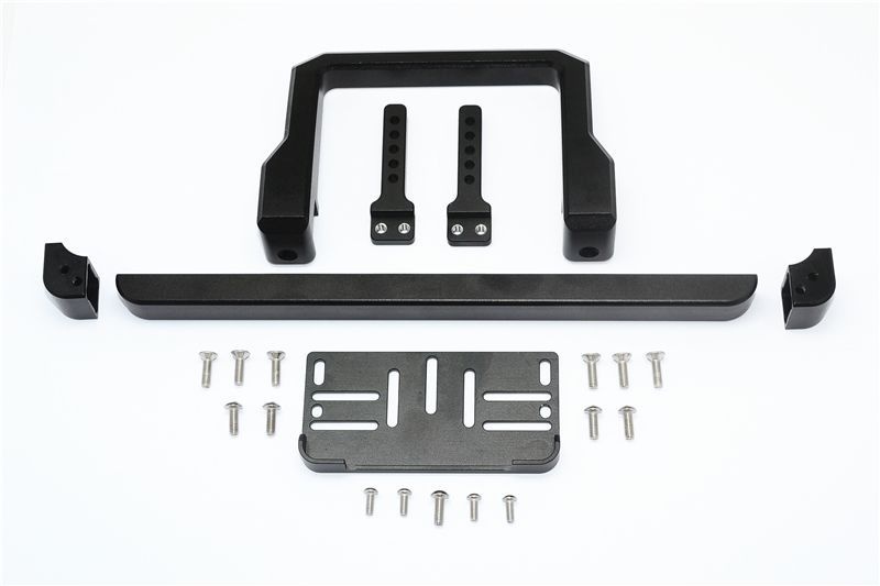 GPM Alu Brush Guard Bumper vorn schwarz Traxxas Traxxas4 Defender