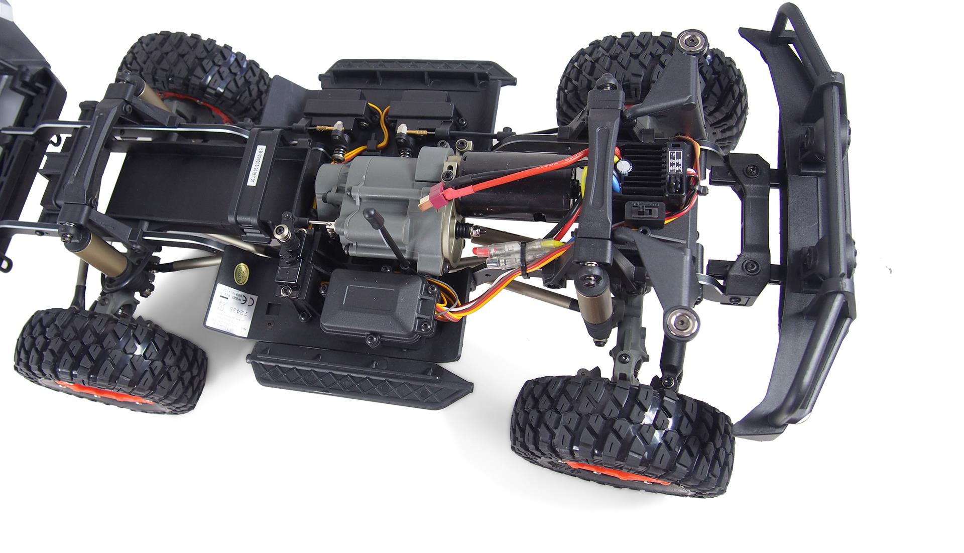 Amewi AMXRock RCX10P Scale Crawler Pick-Up 1:10, RTR grau 22435