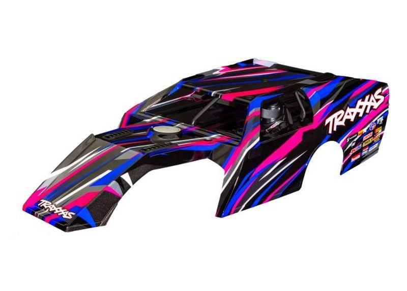 Traxxas Karosserie Slash Modified komplett pink  10411-PINK - Abbildung 1
