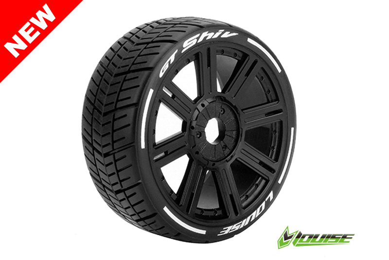 Louise GT-SHIV soft Speichen-Felge schwarz (2) Verbrenner 1:8 GT MFT L-T3284SB