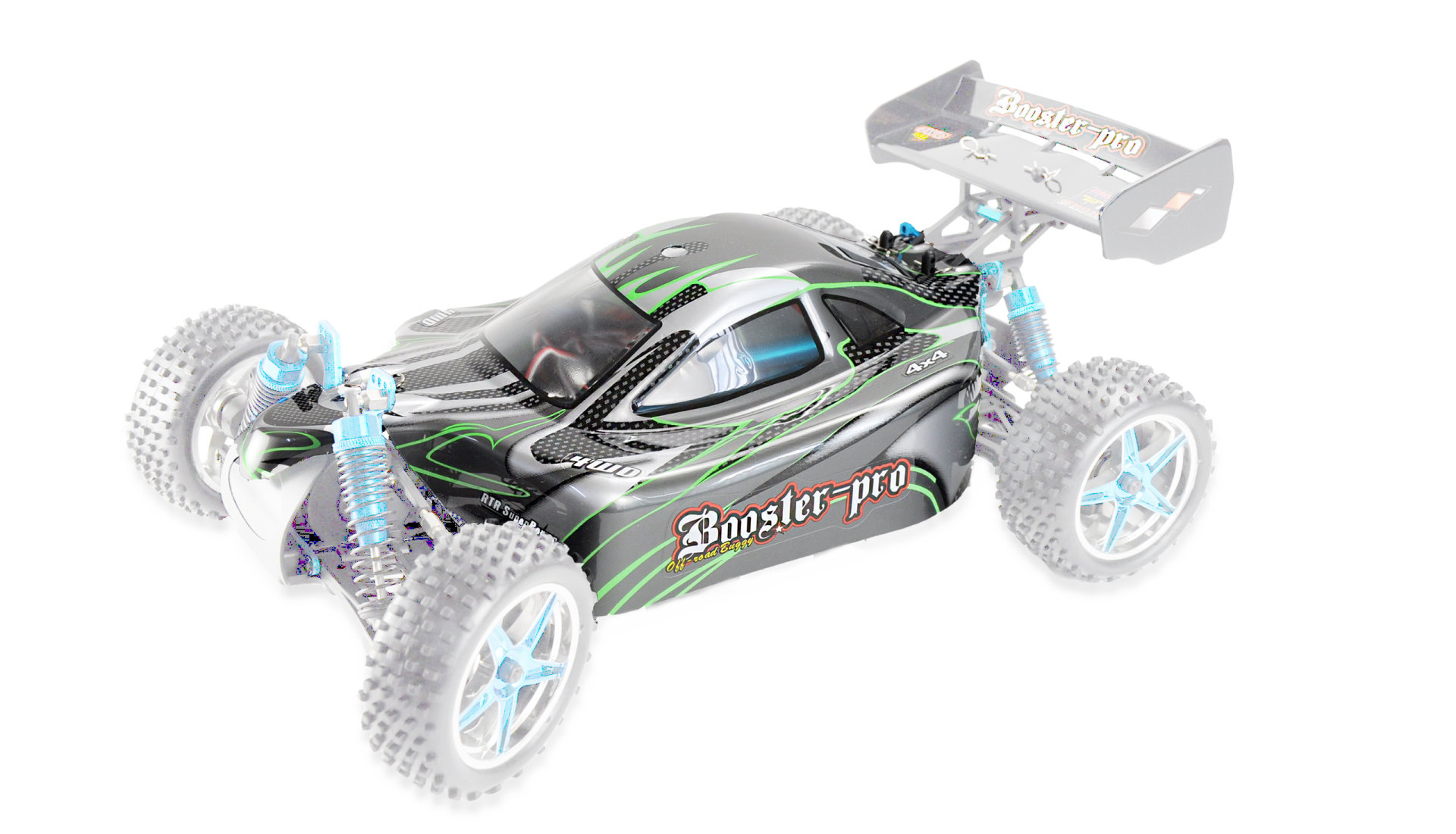 Amewi Karosserie Booster Pro BX grün 1:10, fertig lackiert 22033-002