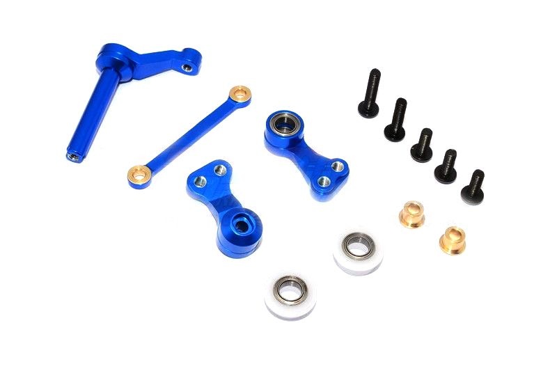 GPM Aluminium Lenk-Set mit Kugellager GPM Tamiya CC01 / Blau CC048B