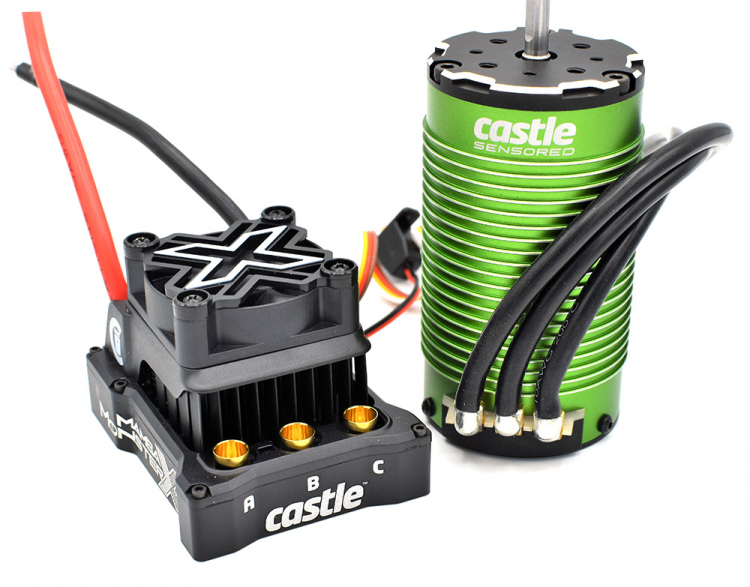 Castle Mamba Monster X 8S 33,6V 1717-1650KV Sensor Combo 010-0165-02