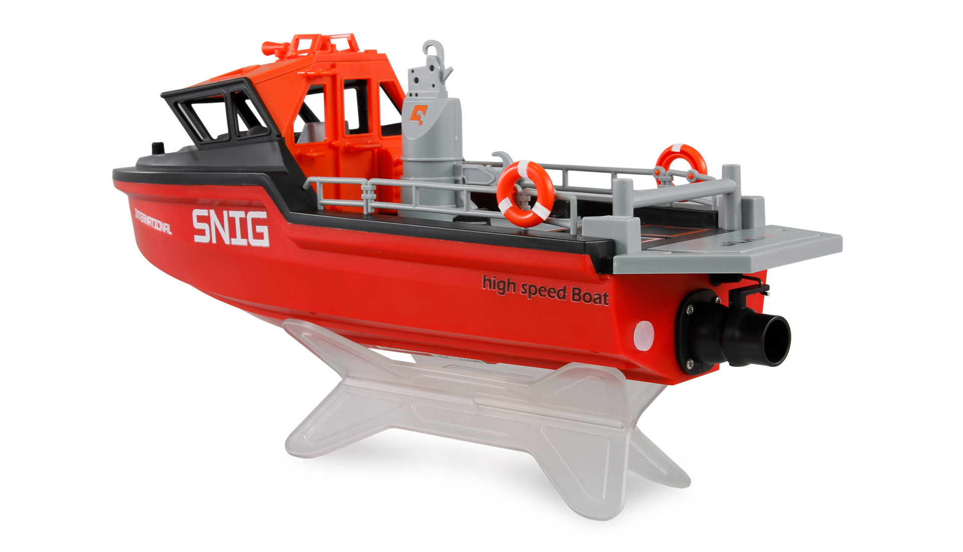 Amewi SNIG Rettungsboot brushless Jetantrieb 320mm RTR schwarz/rot 26117 - Abbildung 3