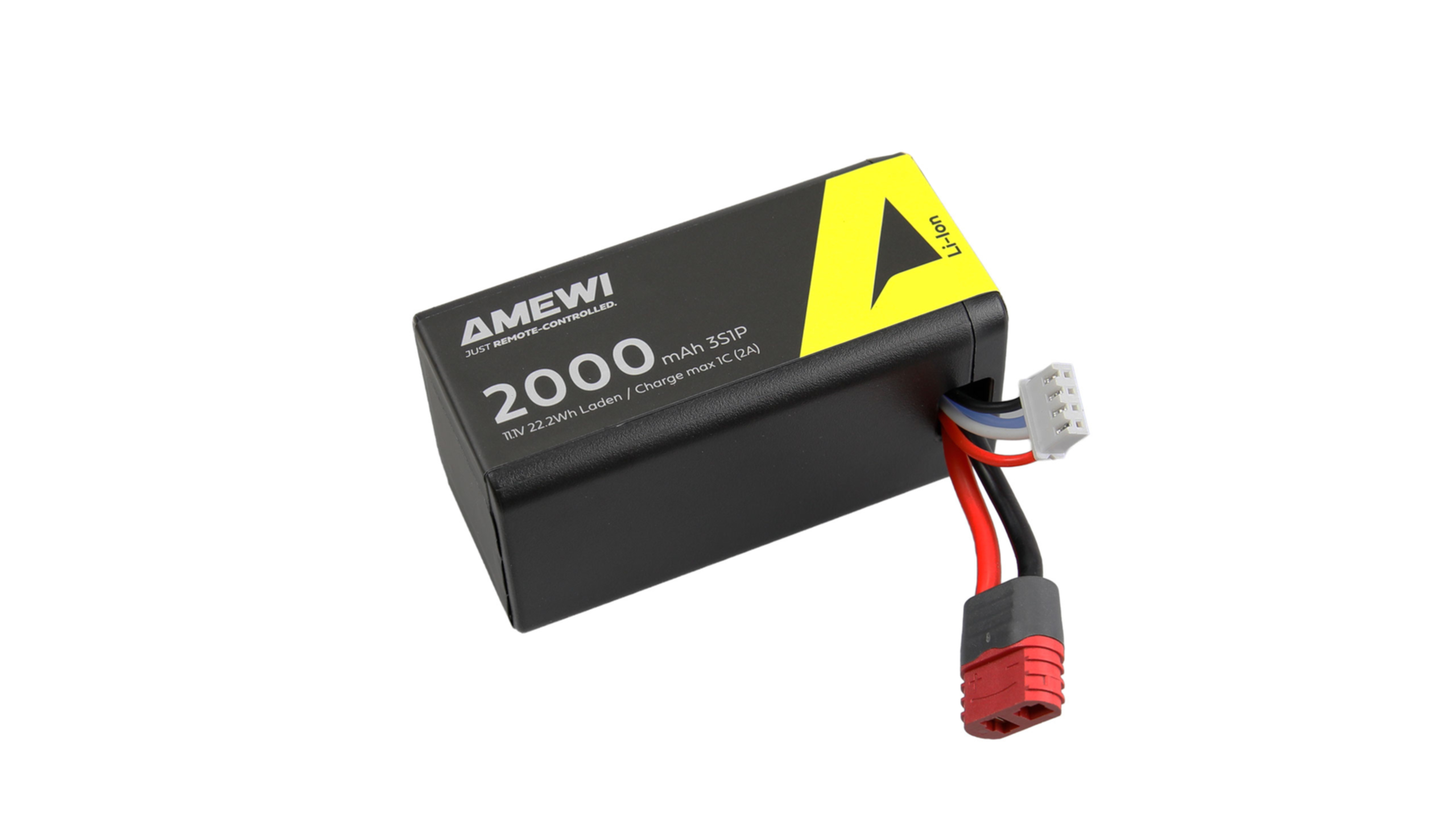 Amewi LiPo Akku 3S 11,1V 2000mAh T-Stecker Hardcase 28701