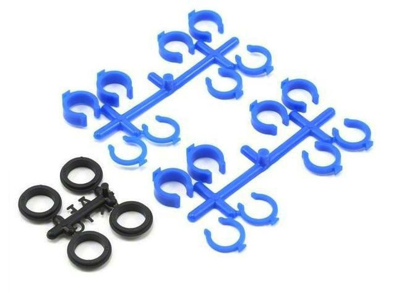RPM Quick Adjust Spring Clips for Associated & HPI Shocks - Blue 70225